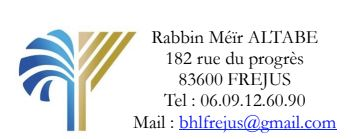 Rabbi Meir Altabe, Frejus, France